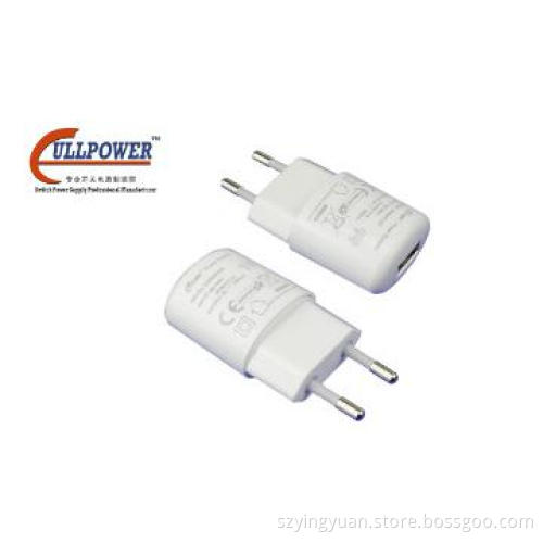 USB power adapter for iphone ipad mini type with US EUR plug